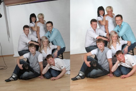 Group Photograph Clipping Path