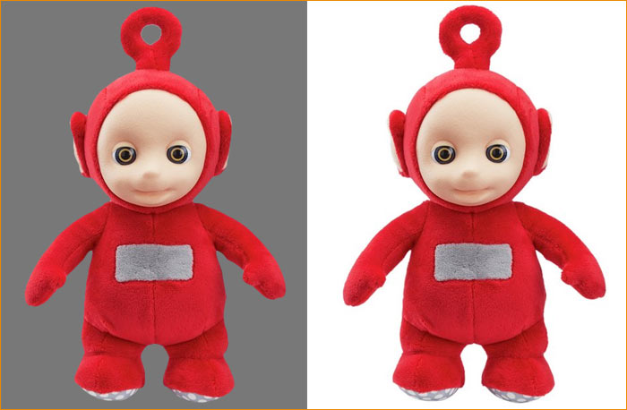 Toy image retouching